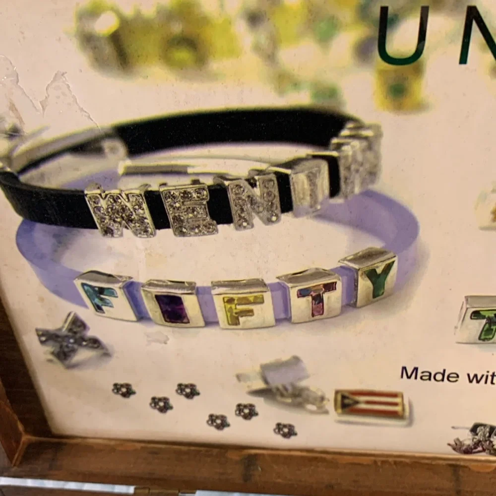 U Name It Customize Bracelets & Charms & wooden box 45 bracelets 100s of Charms